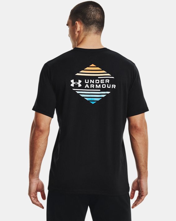 男士UA Outdoor Horizon短袖T恤, Black, pdpMainDesktop image number 1
